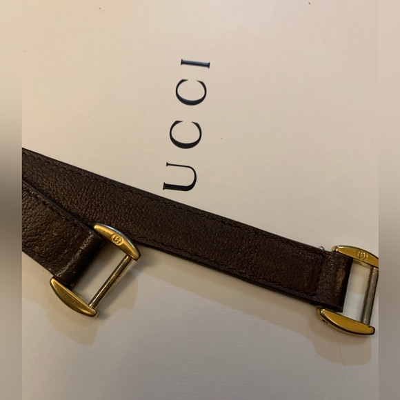 2 Gucci Leather Straps 24 inches from hardware 2 hardware - Picture 5 of 8
